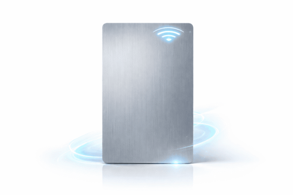 Carte NFC en Métal ARGENT