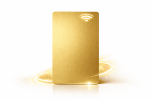 Carte NFC en Métal OR