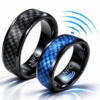 a_clean_product_studio_shot_on_a_white_background Bague simple NFC intelligente – partagez en un seul geste