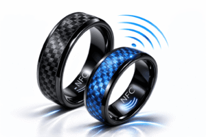 Bague simple NFC intelligente  –  partagez en un seul geste