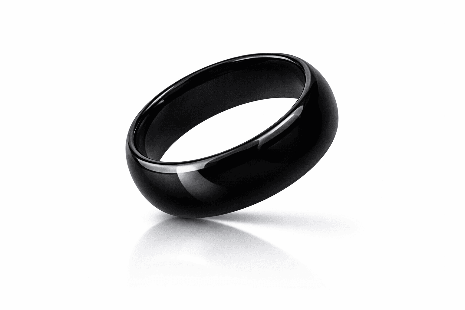 Bague NFC intelligente céramique noire BlackHandd