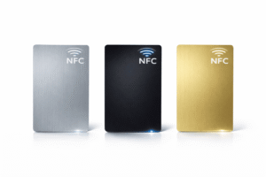 Carte NFC en Métal NOIR